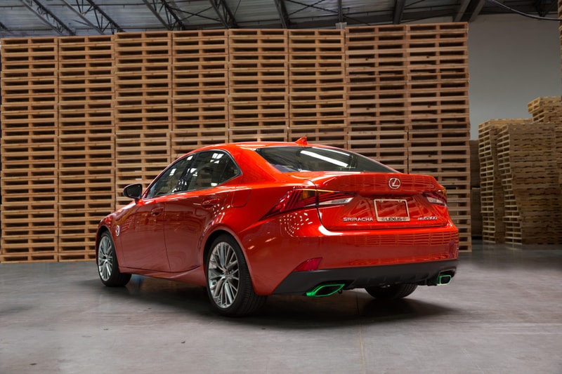Lexus Sriracha IS red green