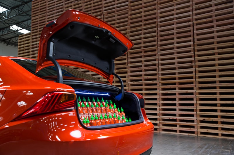 Lexus Sriracha IS red green