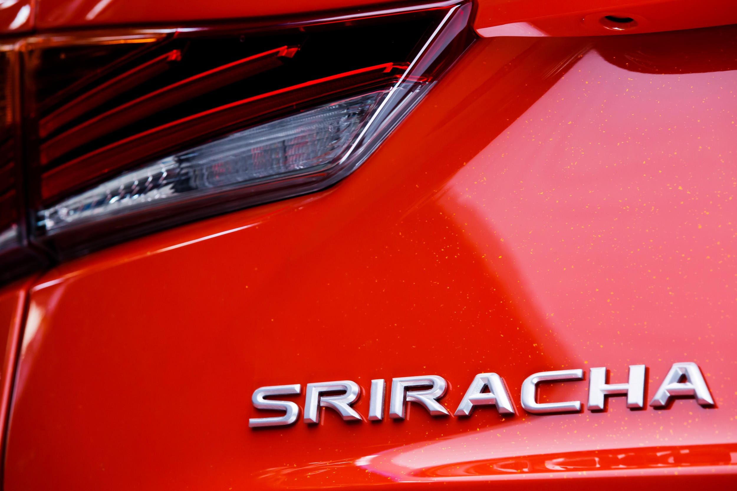Lexus Sriracha IS red green