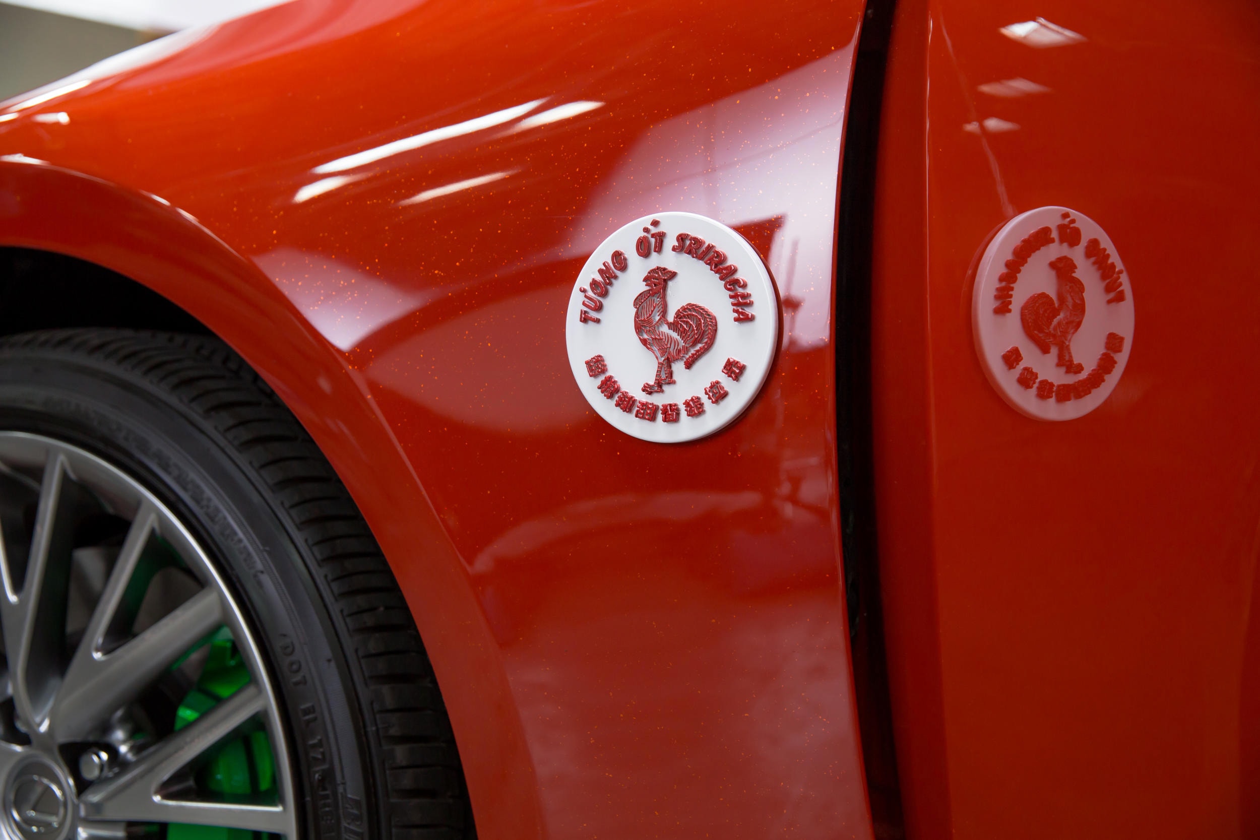 Lexus Sriracha IS red green