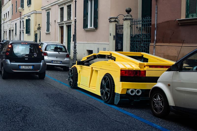 Life Size LEGO Vehicles Take Over Ancient Rome