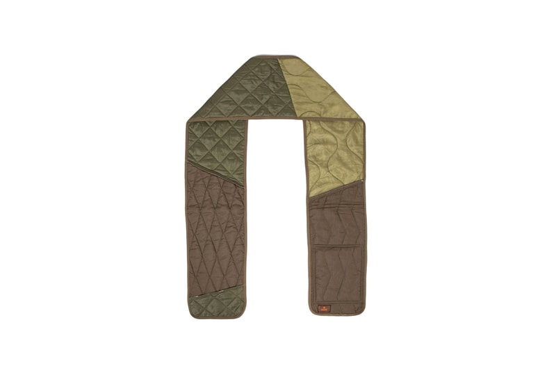 maharishi Upcycled Vintage Army Liners green