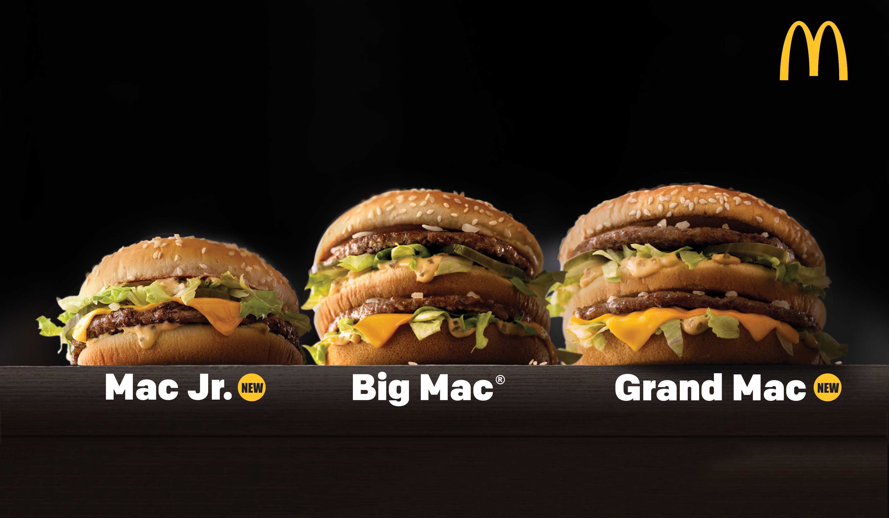 McDonalds Grand Mac Mac Jr Big Mac