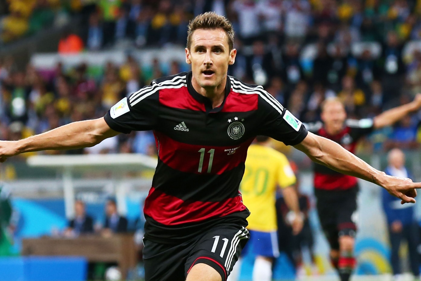 Miroslav Klose Announces Retirement from Football Soccer Germany World Cup FIFA Joachim Low Lazio 16 Goals Brazil German National Football Team