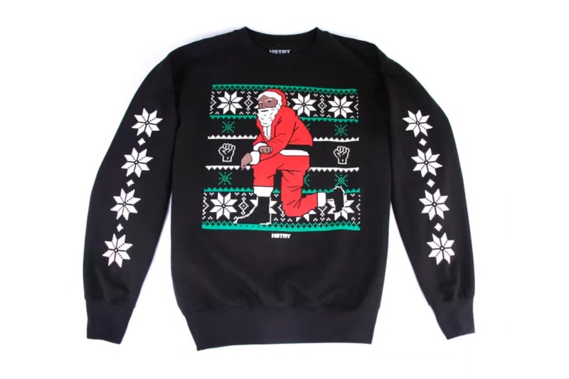 Nas Kneeling Santa 2016 Christmas Sweaters HSTRY The Center for Court Innovation