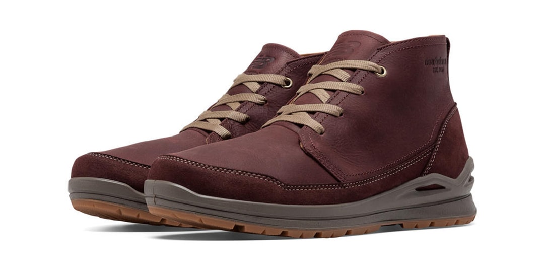 New Balance Men\'s Dark Brown Leather Boots New Balance | Shoes | New Balance Mens Dark Brown Boots  main image 4