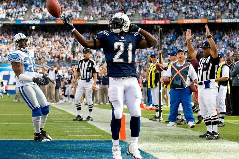 LaDainian Tomlinson san diego chargers touchdown score end zone