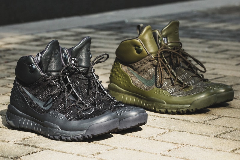 Nike ACG Lupinek Flyknit Triple Black Cargo Khaki