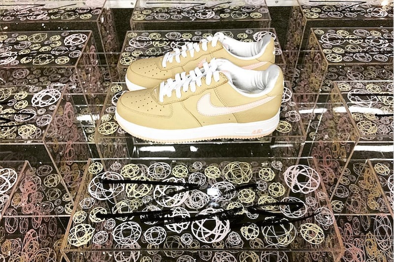 Nike Air Force 1 Linen KITH Futura Collaboration Ronnie Fieg
