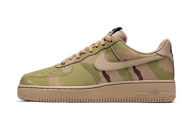 A Detailed Look at the Nike Air Force 1 Low "Reflective Desert Camo"