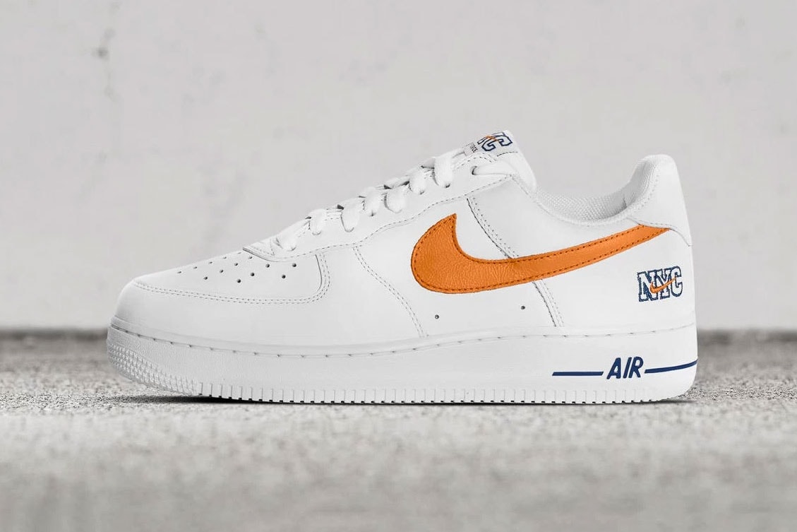 Nike Air Force 1 NYC White Blue Orange