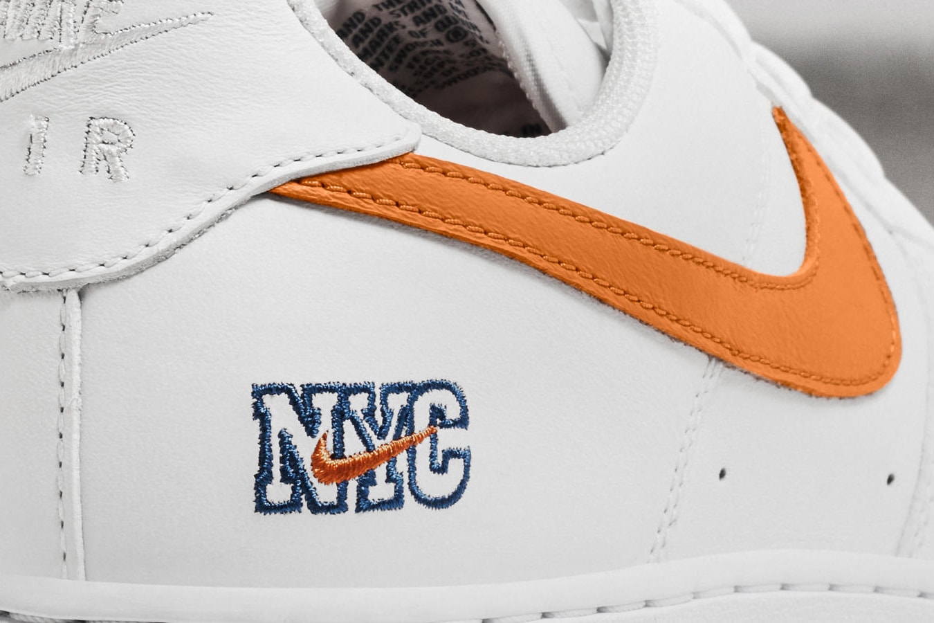 Nike Air Force 1 NYC White Blue Orange