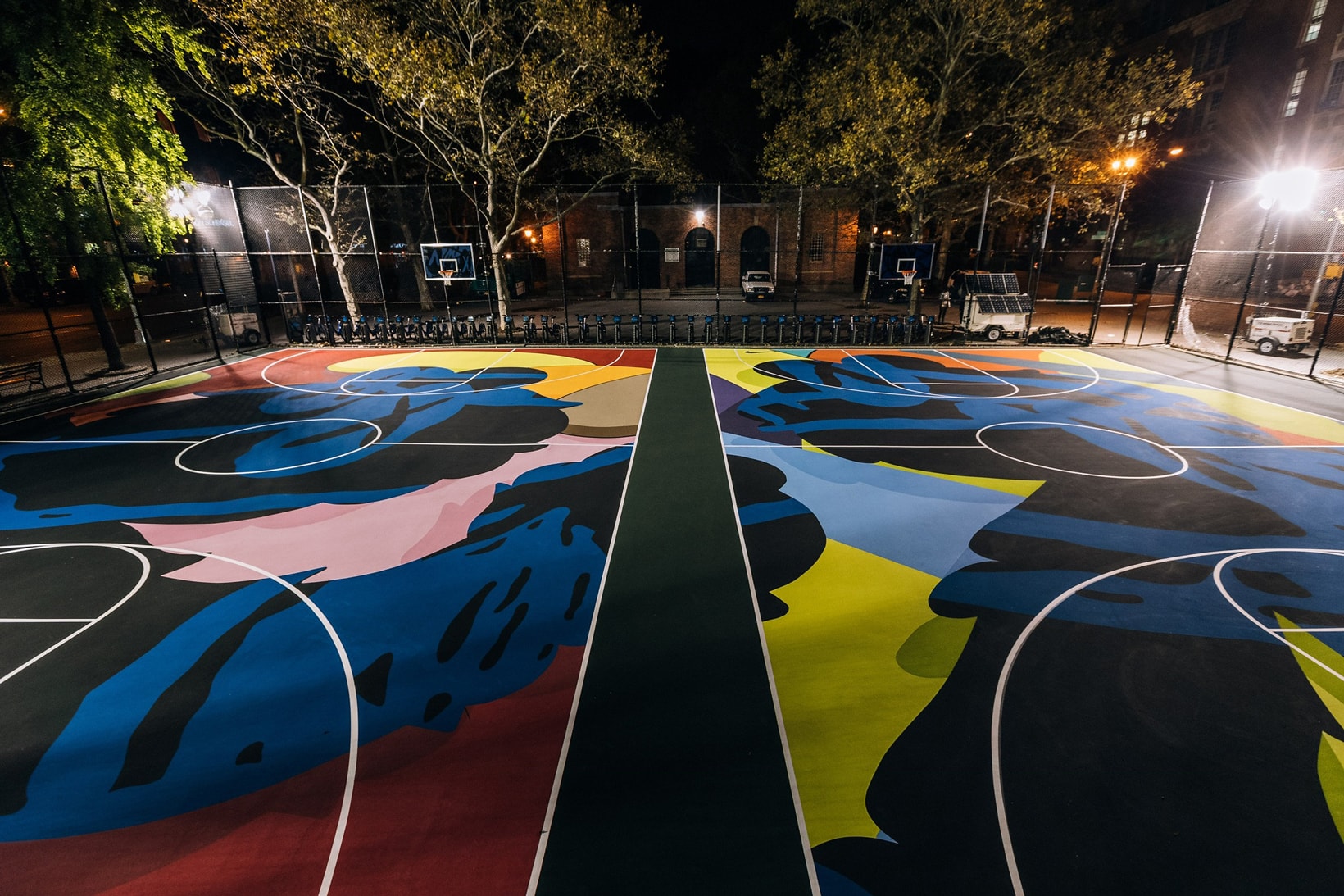 KAWS x Nike New York Made Stanton Street Courts