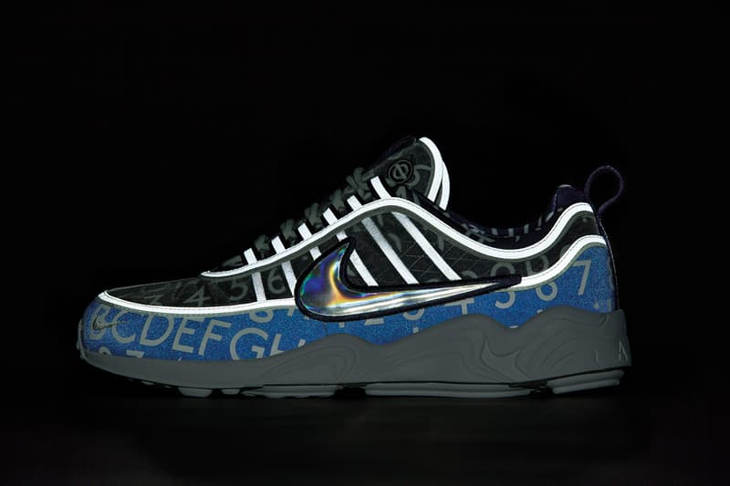 NikeLab x Roundel Air Zoom Spiridon White Navy Images