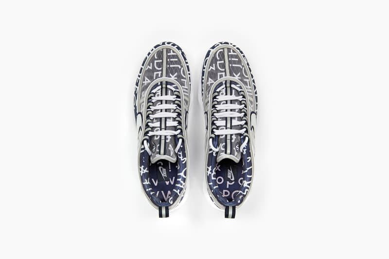 NikeLab x Roundel Air Zoom Spiridon White Navy Images