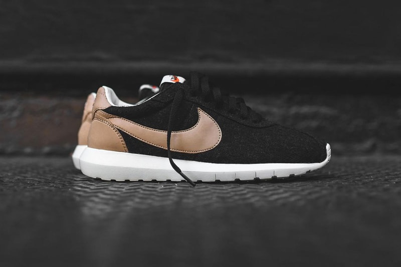 Nike Roshe LD-1000 Black Veg Tan leather white phylon midsole