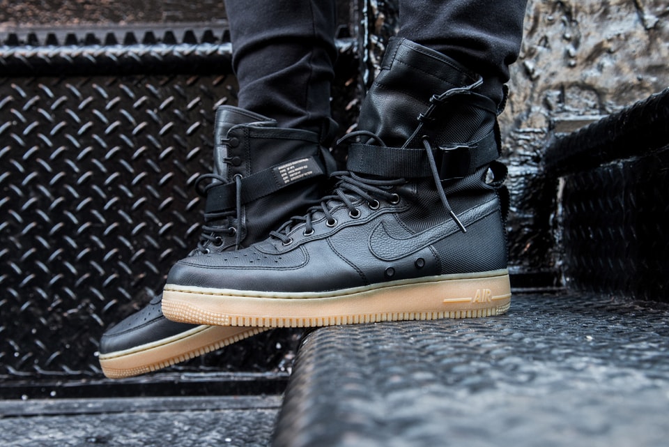On-Feet Images Of The Nike Special Field Air Force 1 Mid Mushroom •