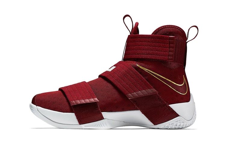 Nike's Zoom LeBron Soldier 10 Dons a Suitable Cleveland Cavaliers Colorway