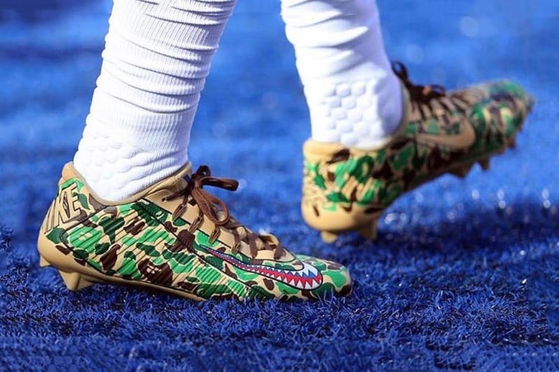 bape camo cleats