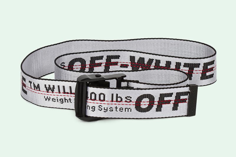 OFF-WHITE Industrial Belt In White Colorway | HYPEBEAST