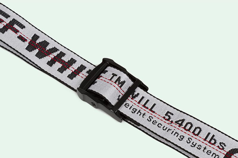 OFF-WHITE Industrial Belt In White Colorway | HYPEBEAST