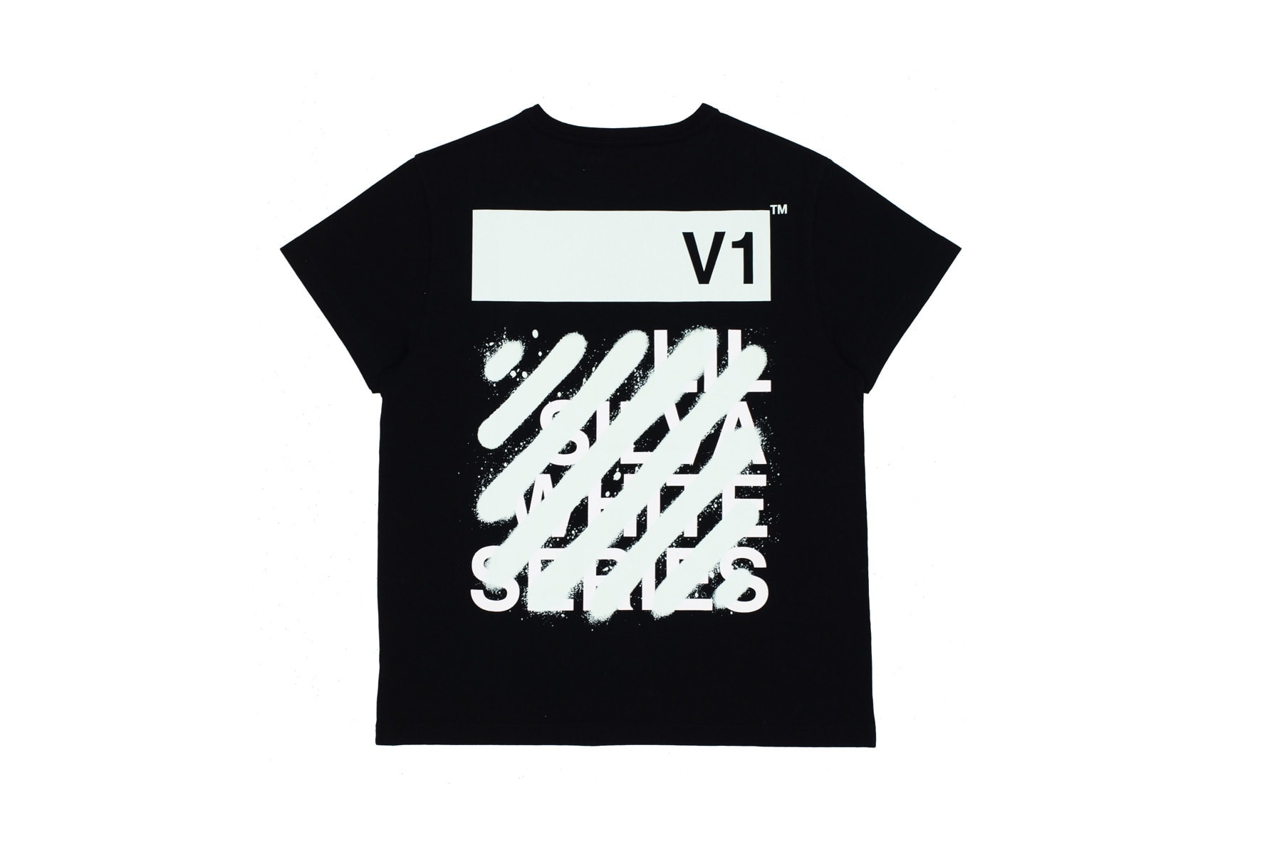 OFF-WHITE Lil Silva 2016 Fall Winter Collaboration Vinyl Music T-shirt Tees Virgil Abloh