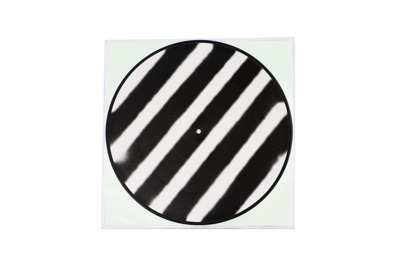 OFF-WHITE Lil Silva 2016 Fall Winter Collaboration Vinyl Music T-shirt Tees Virgil Abloh