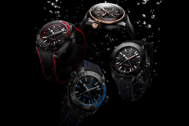 OMEGA Unveils the Full Range of Seamaster Planet Ocean's "Deep Black" Collection