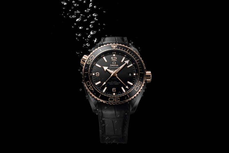 OMEGA Seamaster Planet Ocean Deep Black Watch Collection In Sedna Gold Blue Red Black Editions