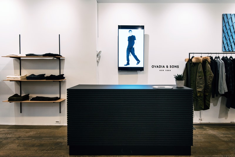 OVADIA & SONS soho nyc pop up shop retail store fall 2016