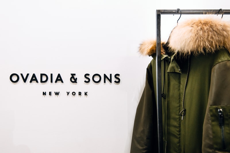 OVADIA & SONS soho nyc pop up shop retail store fall 2016