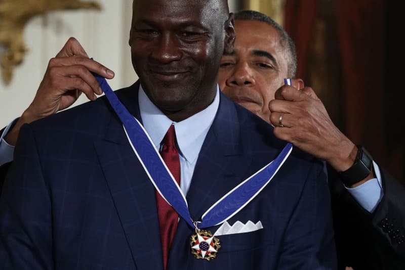 "Crying Jordan" Medal of Freedom Ceremony White House President Obama