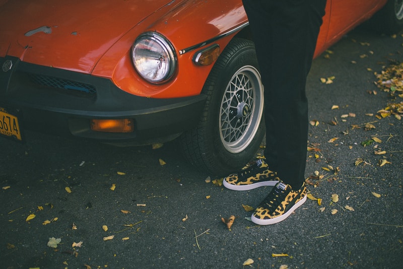 PUMA Clyde Suits Pack Lookbook animal print zebra leopard brooklyn
