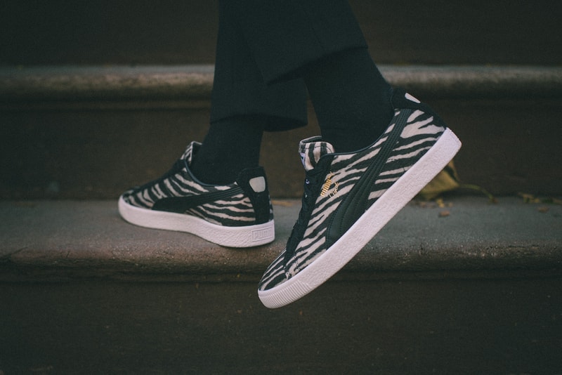 PUMA Clyde Suits Pack Lookbook animal print zebra leopard brooklyn
