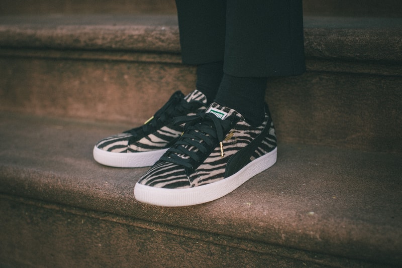 PUMA Clyde Suits Pack Lookbook animal print zebra leopard brooklyn