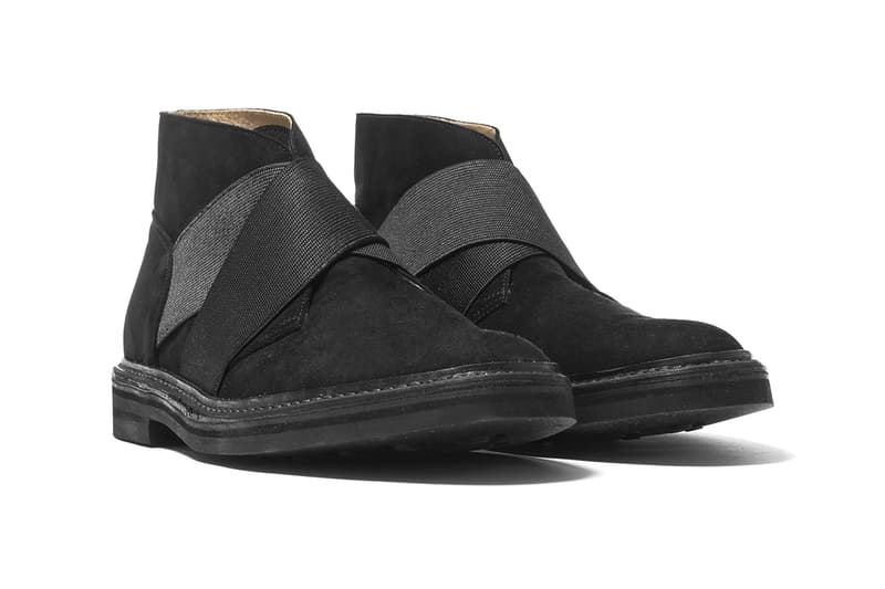 Sasquatchfabrix Desert Boot Slip On black suede