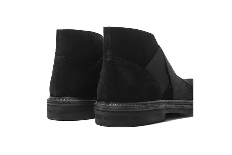 Sasquatchfabrix Desert Boot Slip On black suede