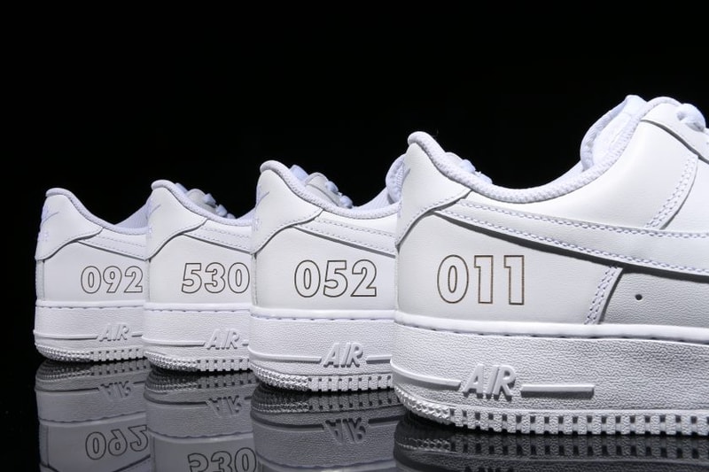 Sports Lab by atmos Nike Air Force 1 Laser Engraved