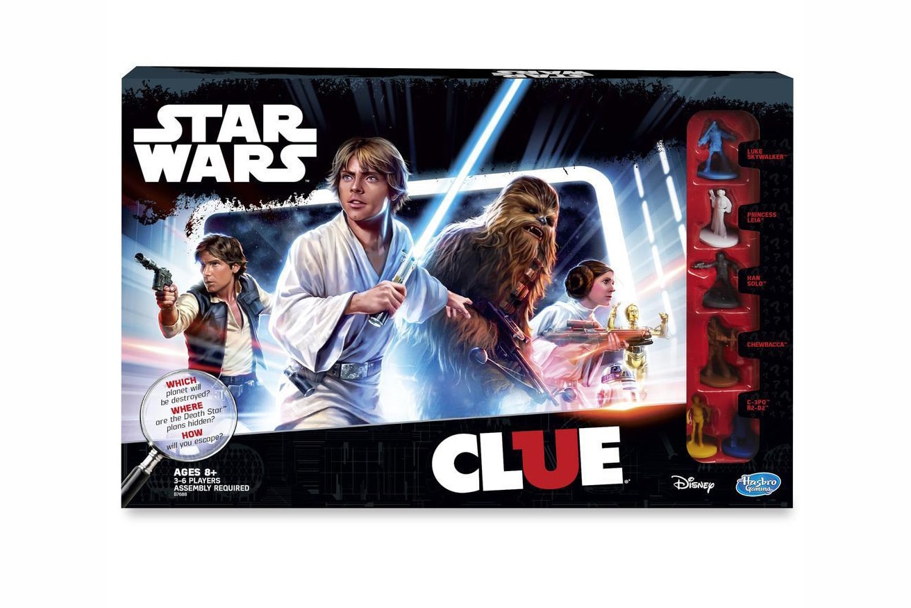 'Star Wars' Sees its Own Clue Edition  Game Hasbro Luke Skywalker Jedi Princess Leia Han Solo