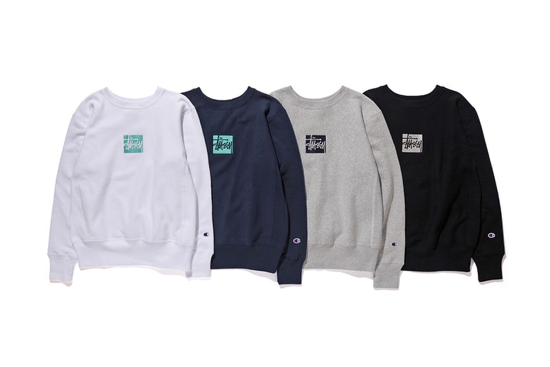 Stussy Champion 2016 Fall Winter Reverse Weave Sweatshirts