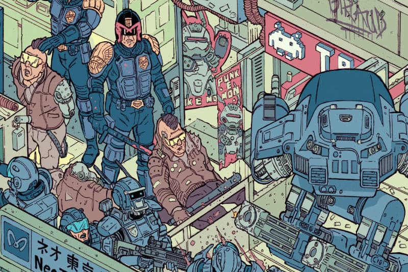 The Raid Sci-Fi Poster Josan Gonzalez and Laurie Greasley
