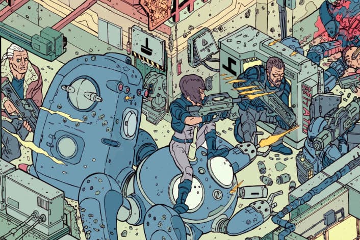 The Raid Sci-Fi Poster Josan Gonzalez and Laurie Greasley