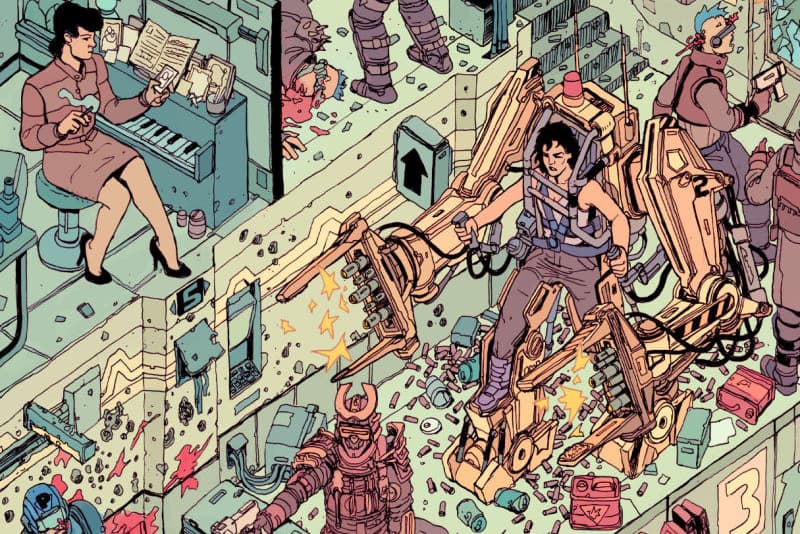 The Raid Sci-Fi Poster Josan Gonzalez and Laurie Greasley