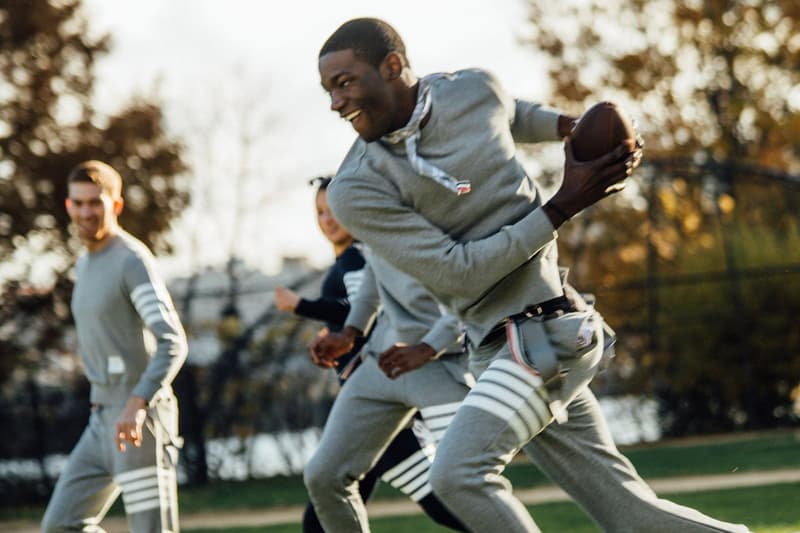 Thom Browne Thanksgiving Football NYC