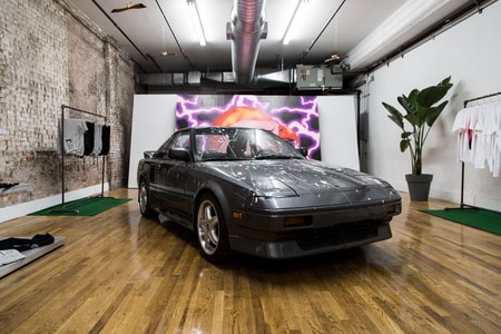 Inside the Travis Scott "Hood Toyota" Pop-up Shop at 127 Grand Street in NYC