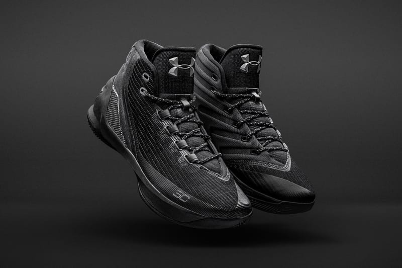 Under Armour Curry 3 "Trifecta Black" Is Available for Pick Up Now