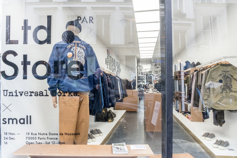 Universal Works Ltd. x Small Pop-up Shop Paris