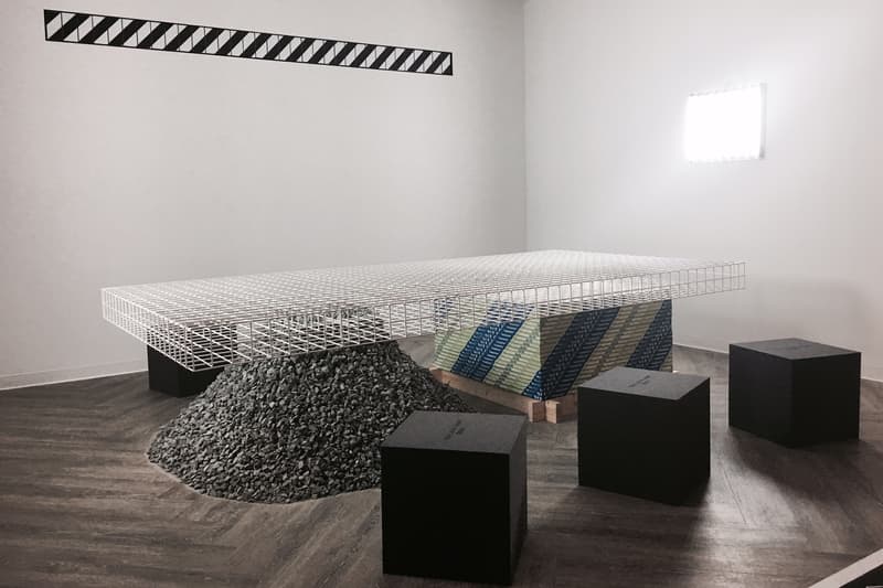 Virgil Abloh Furniture Design Art Basel Miami Beach Chair Table Credenza