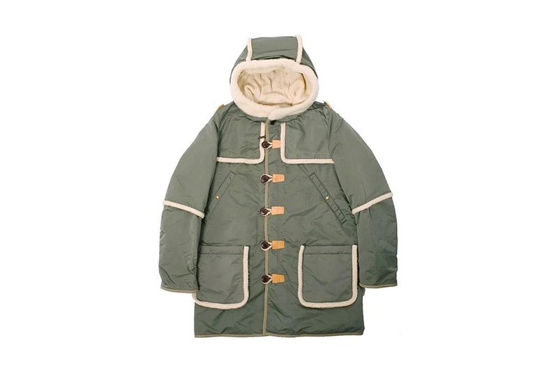visvim Olive Military Nylon Hudson Jacket