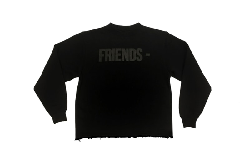 VLONE Blackout Friends T-shirt Sweater
